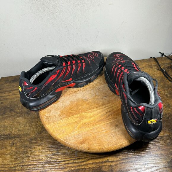 Nike Air Max Plus Bred Black Red Shoes‎ Mens Size 11 CU4864-001 - Picture 5 of 8